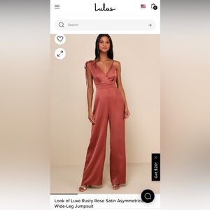 Lulu’s asymmetrical jumpsuit